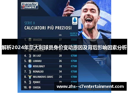 解析2024年意大利球员身价变动原因及背后影响因素分析